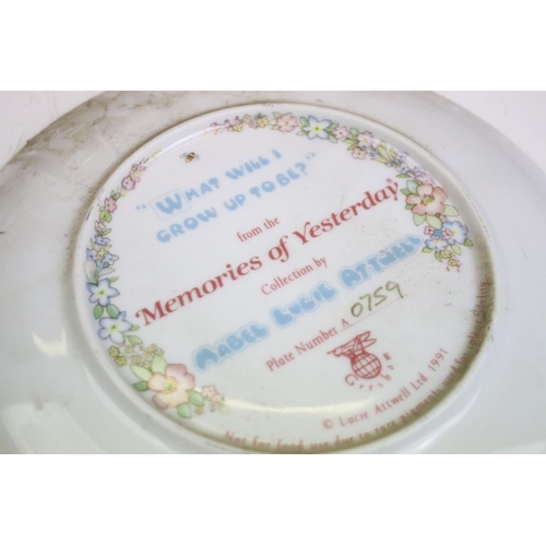 59A - Set of Six Mabel Lucie Atwell Collectors Plates from the Memories of Yesterday collection