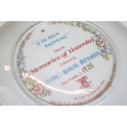 59A - Set of Six Mabel Lucie Atwell Collectors Plates from the Memories of Yesterday collection