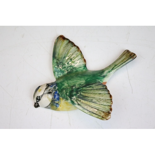 62 - Set of three Beswick blue tit wall plaques. Each having hand painted details. All having Beswick sta... 