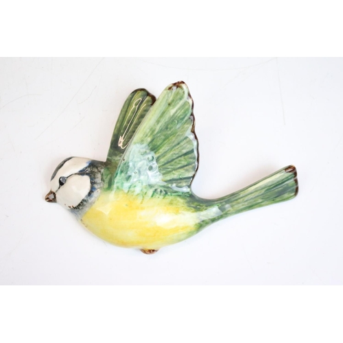 62 - Set of three Beswick blue tit wall plaques. Each having hand painted details. All having Beswick sta... 