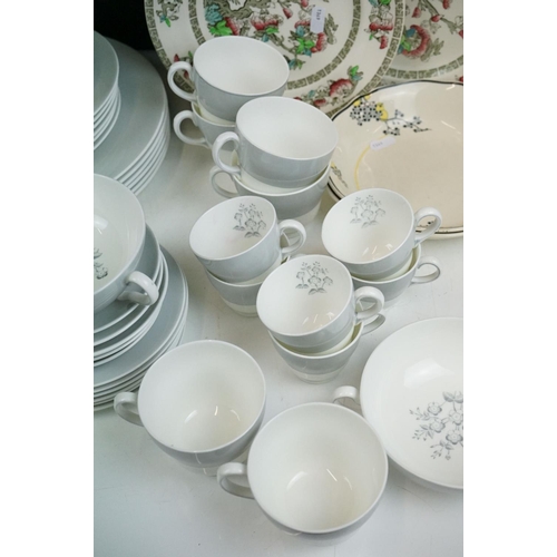 109 - Wedgwood Grey Friars service to include six tea cups and saucers, six coffee cups and saucers, six s... 