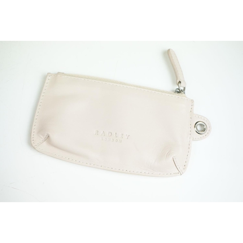 387 - Radley Leather Handbag in the signature ‘ Fun in the sun ‘’ design with dog tag and dust bag togethe... 