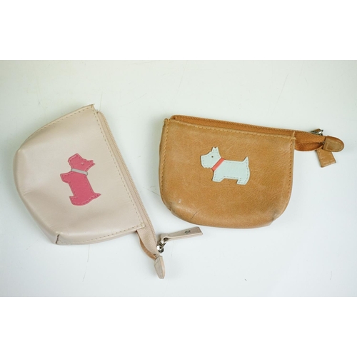 393 - Collection of Seven Radley Leather Wallets / Purses including ‘ London Burgh Island ‘ design, ‘ Appl... 