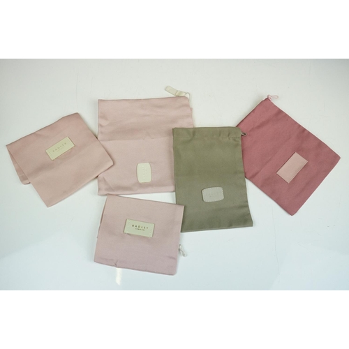 393 - Collection of Seven Radley Leather Wallets / Purses including ‘ London Burgh Island ‘ design, ‘ Appl... 