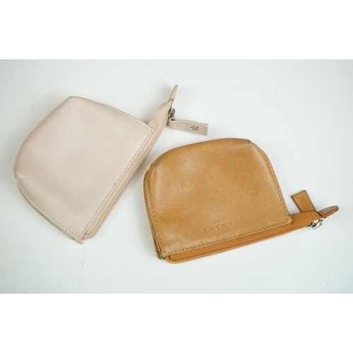 393 - Collection of Seven Radley Leather Wallets / Purses including ‘ London Burgh Island ‘ design, ‘ Appl... 