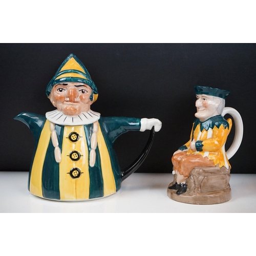 98 - Collection of Punch and Judy related ceramics dating from the 19th Century and later. The lot to inc... 