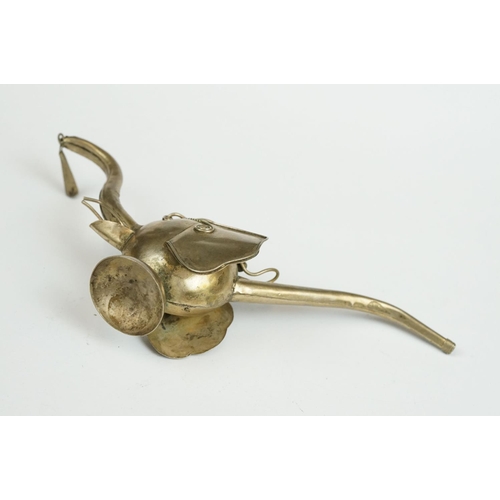 182 - South East Asian White Metal Opium Pipe in the form of an Elephant, 15cm long