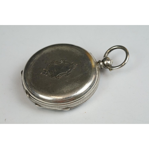 185 - Victorian Silver Cased Pocket Watch, Birmingham 1885