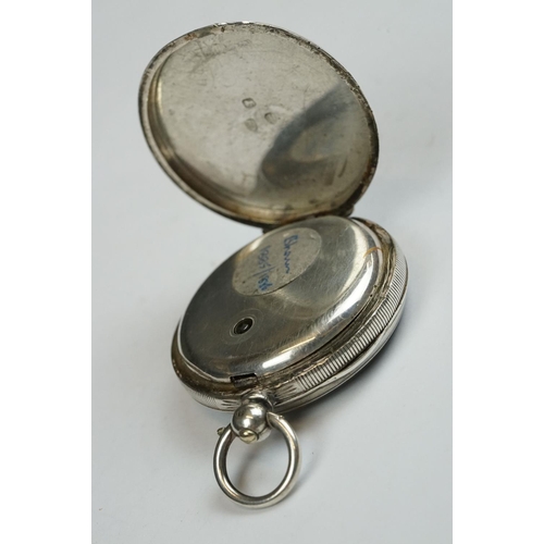 185 - Victorian Silver Cased Pocket Watch, Birmingham 1885