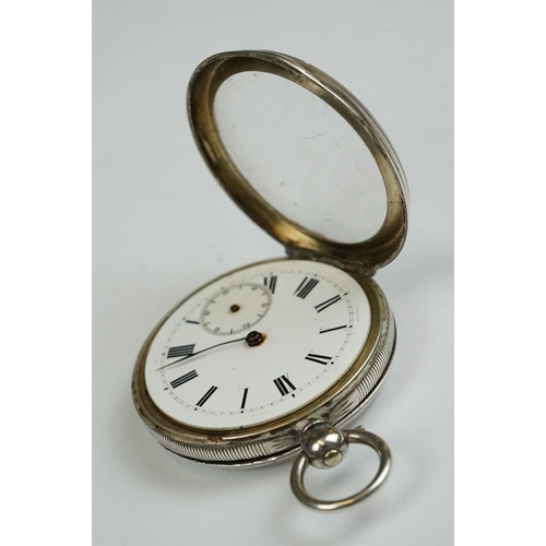 185 - Victorian Silver Cased Pocket Watch, Birmingham 1885