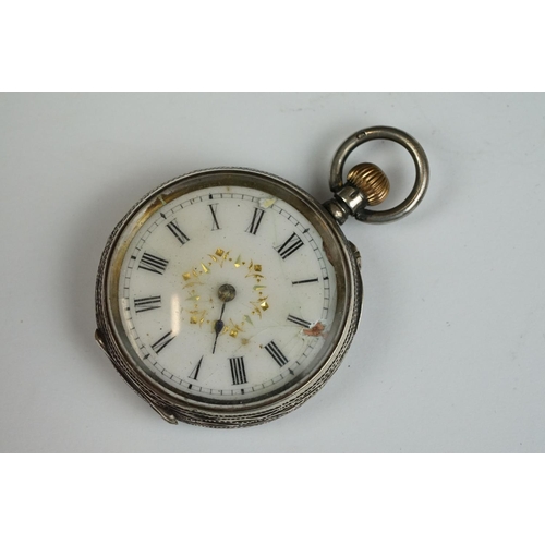 195 - Collection of pocket watches and Alberts including silver.