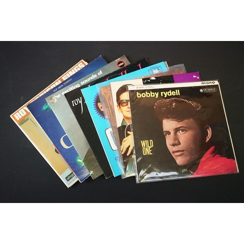 977 - Vinyl - Over 70 mainly Rock & Roll / Rockabilly LPs including Johnny Burnette, Buddy Holly, Brenda L... 