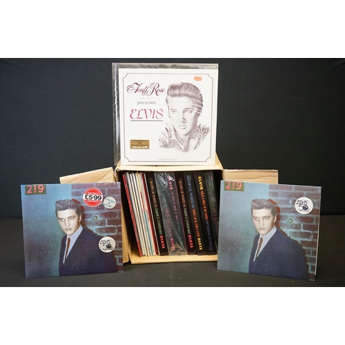 979 - Vinyl & CDs - 7 Elvis CD box sets and 16 LPs spanning his career.  Vg+ overall