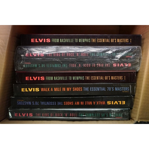 979 - Vinyl & CDs - 7 Elvis CD box sets and 16 LPs spanning his career.  Vg+ overall