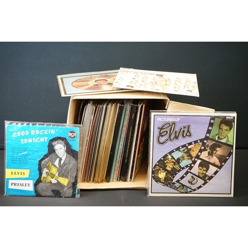 981 - Vinyl - Approx 70 Elvis Presley & Bill Haley LPs to include Good Rockin' Tonight (French 10