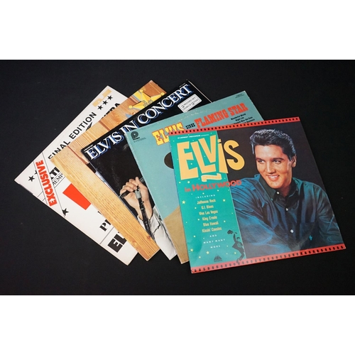 981 - Vinyl - Approx 70 Elvis Presley & Bill Haley LPs to include Good Rockin' Tonight (French 10