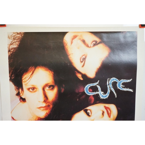 1020 - Memorabilia - 3 The Cure posters to include 2 European gig posters, one full colour for Milan.  Roll... 