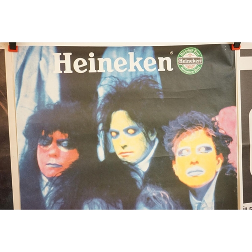 1020 - Memorabilia - 3 The Cure posters to include 2 European gig posters, one full colour for Milan.  Roll... 