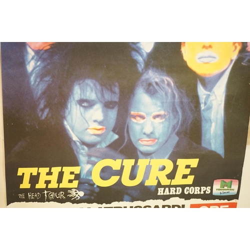 1020 - Memorabilia - 3 The Cure posters to include 2 European gig posters, one full colour for Milan.  Roll... 