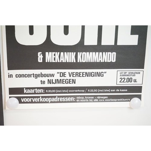 1020 - Memorabilia - 3 The Cure posters to include 2 European gig posters, one full colour for Milan.  Roll... 