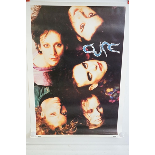1020 - Memorabilia - 3 The Cure posters to include 2 European gig posters, one full colour for Milan.  Roll... 