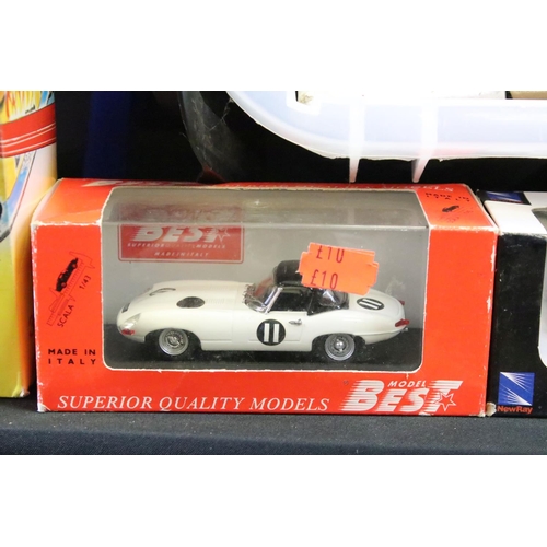 1105 - Around 57 boxed / carded diecast models, to include Dinky, Majorette, Lledo, Model Best, Michelin, S... 