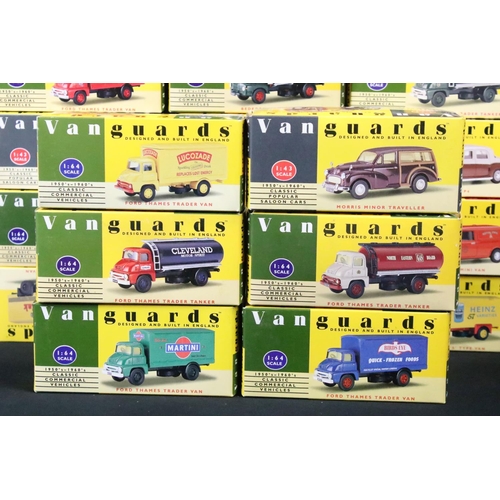 1106 - 26 Boxed Vanguards diecast models to include 12 x 1:43 and 14 x 1:64 scale examples, featuring VA200... 