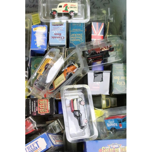 1110 - Around 75 Boxed / cased diecast models to include Budgie, Lone Star, Matchbox, Corgi, NewRay, Lledo ... 