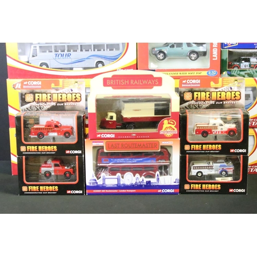 1111 - 21 Boxed diecast models to include 6 x Joal 149 Autobus Coach Bus (all duplicated), 6 x Corgi Fire H... 