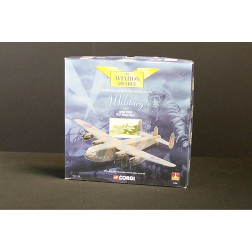 1113 - Four boxed Corgi 'The Aviation Archive' diecast models 1:144 scale, to include 47302 AVRO Lancaster ... 