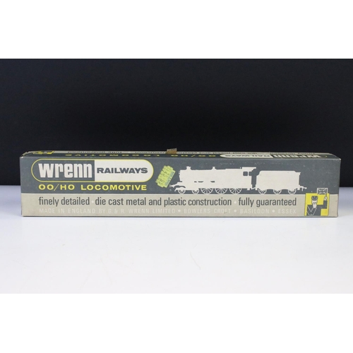 46 - Boxed Wrenn OO gauge W2229 4-6-2 Glasgow City locomotive blue BR plus 4 x boxed Wrenn items of rolli... 