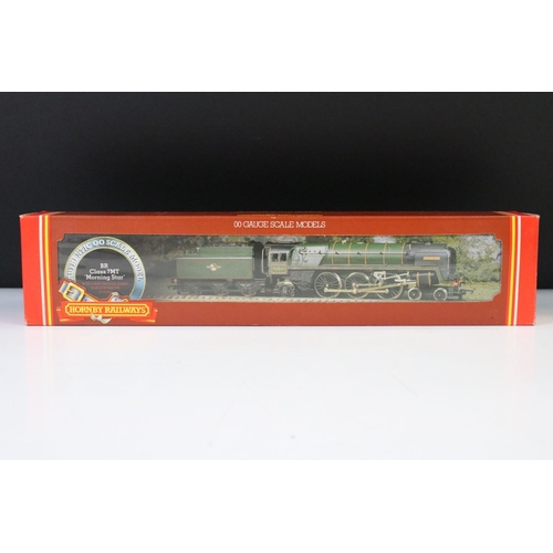 48 - Three boxed Hornby OO gauge locomotives to include R033 BR Class TMT Loco Morning Star, R303 BR Clas... 