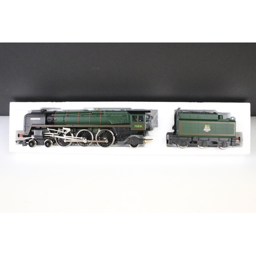 48 - Three boxed Hornby OO gauge locomotives to include R033 BR Class TMT Loco Morning Star, R303 BR Clas... 