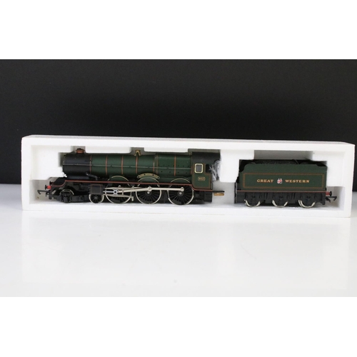 49 - Four boxed Hornby OO gauge locomotives to include R060 BR Class B17 4-6-0 Leeds United, R349 GWR Kin... 