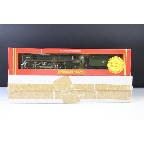 51 - Three boxed Hornby OO gauge locomotives to include ltd edn Tennyson, R082 GWR Locomotive King James ... 