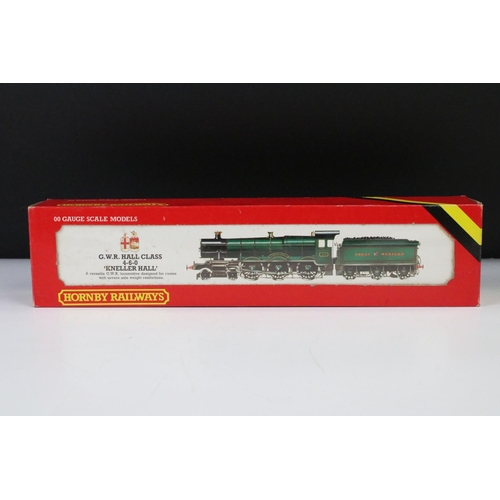 52 - Five boxed Hornby / Triang OO gauge locomotives to include R761 GWR Kneller Hall, R165 GWR 0-6-0 PT ... 