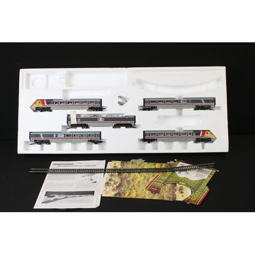 55 - Two boxed Hornby OO gauge electric train sets, both near complete, to include R789 BR High Speed and... 