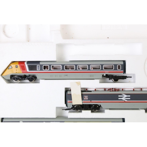 55 - Two boxed Hornby OO gauge electric train sets, both near complete, to include R789 BR High Speed and... 