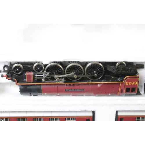 56 - Three boxed Hornby OO gauge electric train sets to include R697 LMS Express Passenger with Duchess o... 