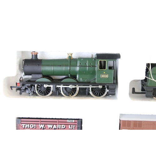 56 - Three boxed Hornby OO gauge electric train sets to include R697 LMS Express Passenger with Duchess o... 