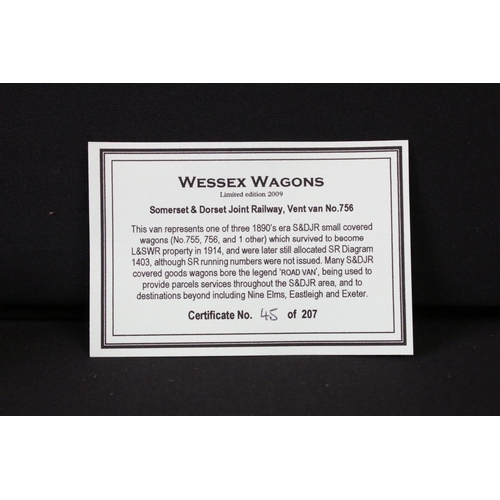 57 - Around 75 OO gauge items of rolling stock mainly featuring Wessex Wagons ltd edn examples, many with... 