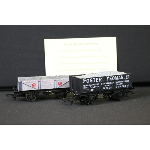 57 - Around 75 OO gauge items of rolling stock mainly featuring Wessex Wagons ltd edn examples, many with... 