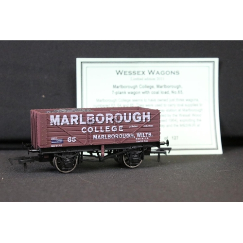 57 - Around 75 OO gauge items of rolling stock mainly featuring Wessex Wagons ltd edn examples, many with... 