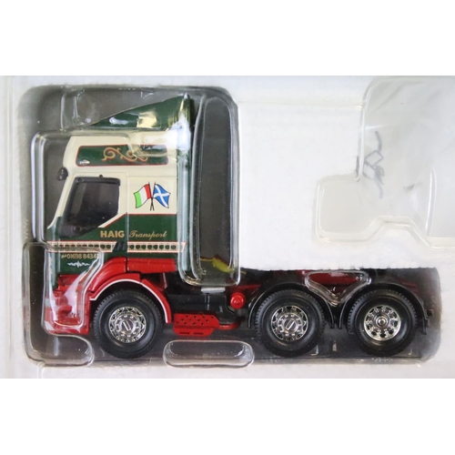 1037 - Boxed Corgi ltd edn 1/50 Haulage of Renown CC99192 Haig Transport diecast haulage models set, with c... 