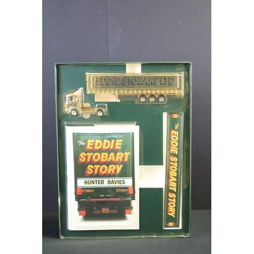 1043 - Three boxed Corgi Eddie Stobart related diecast model sets to include 2 x ltd edn Hauliers of Renown... 