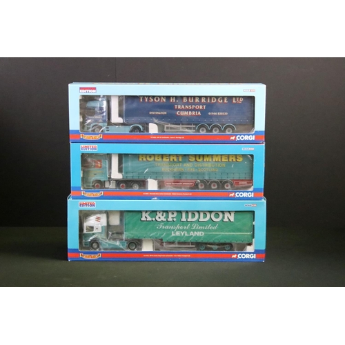 1044 - Six boxed ltd edn 1/50 Corgi Hauliers of Renown diecast models to include CC12928 RW Stewart, CC1341... 