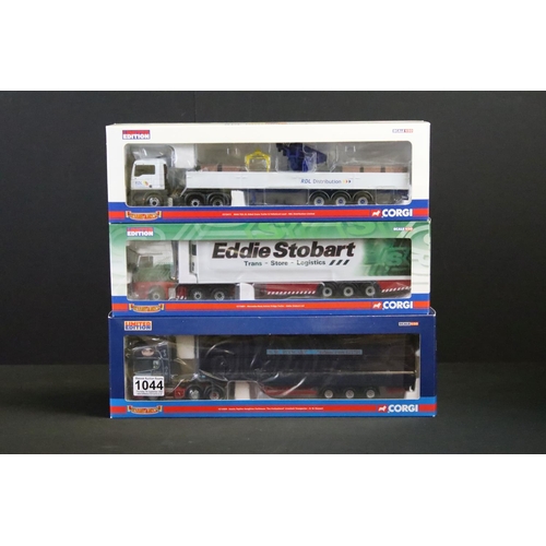 1044 - Six boxed ltd edn 1/50 Corgi Hauliers of Renown diecast models to include CC12928 RW Stewart, CC1341... 