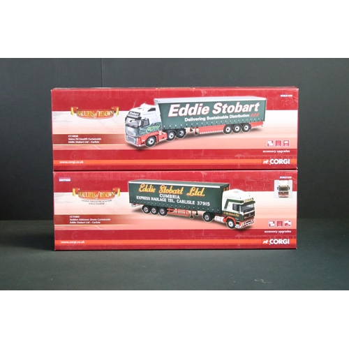 1046 - Seven boxed ltd edn 1/50 Corgi Hauliers of Renown Eddie Stobart diecast models to include CC14030, C... 