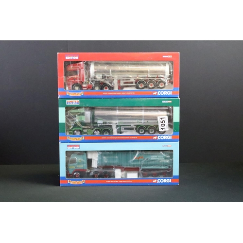 1051 - Five boxed ltd edn 1/50 Corgi Haulage of Renown diecast models to include CC13222 William Nicol Tran... 