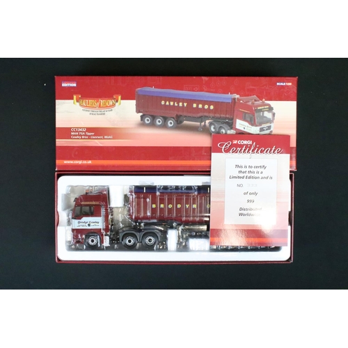 1053 - Three boxed ltd edn 1/50 Corgi Hauliers of Renown diecast models to include CC14108 Ken Malinson, CC... 